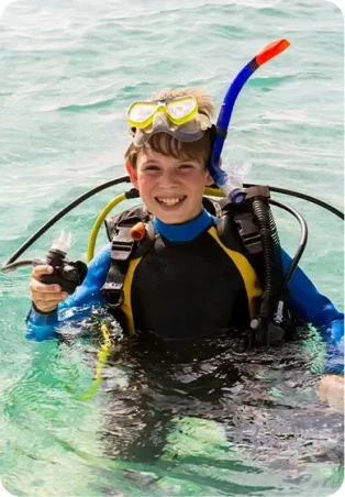 Kids diving course