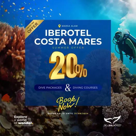 Enjoy a 20% discount on all diving packages